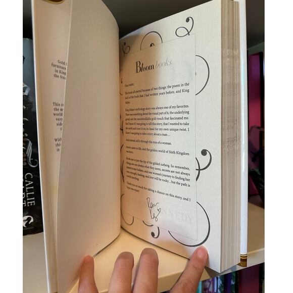 Gild By Raven Kennedy Signed The Plated Prisoner Series Book 1 Hardcover - Picture 2 of 8